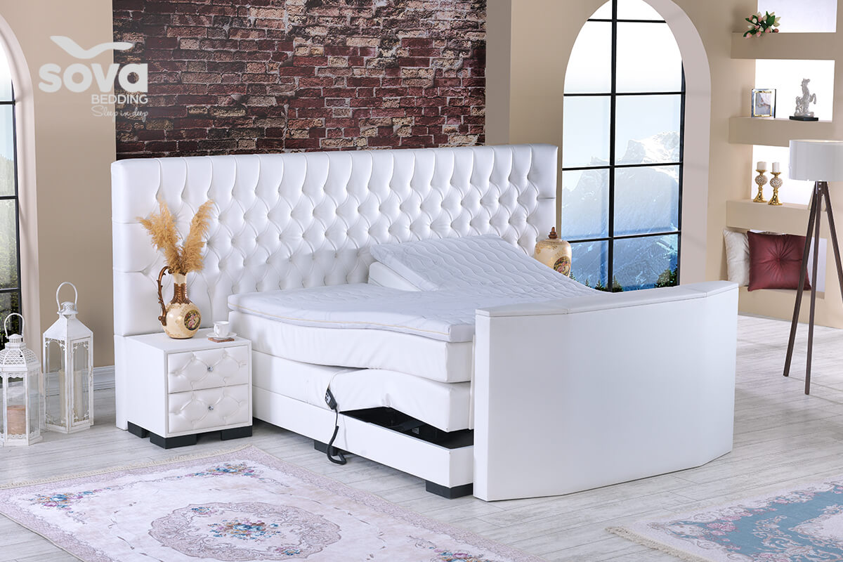 CRYSTAL TV Sova Bedding ® Elektirikli Hareketli Yatak ve Bazalar