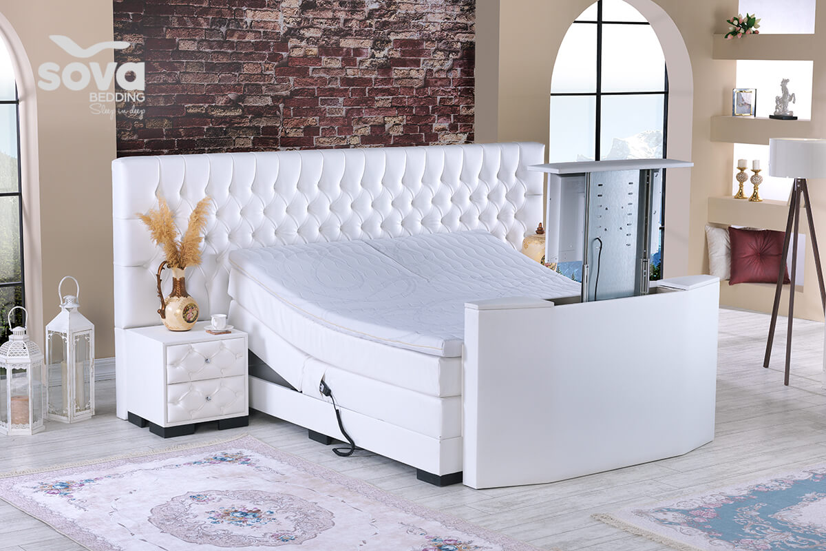 CRYSTAL TV Sova Bedding ® Elektirikli Hareketli Yatak